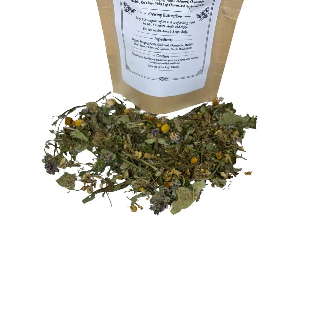 Allergy Season Herbal Tea | Nettle, Chamomile, Goldenrod Botanical